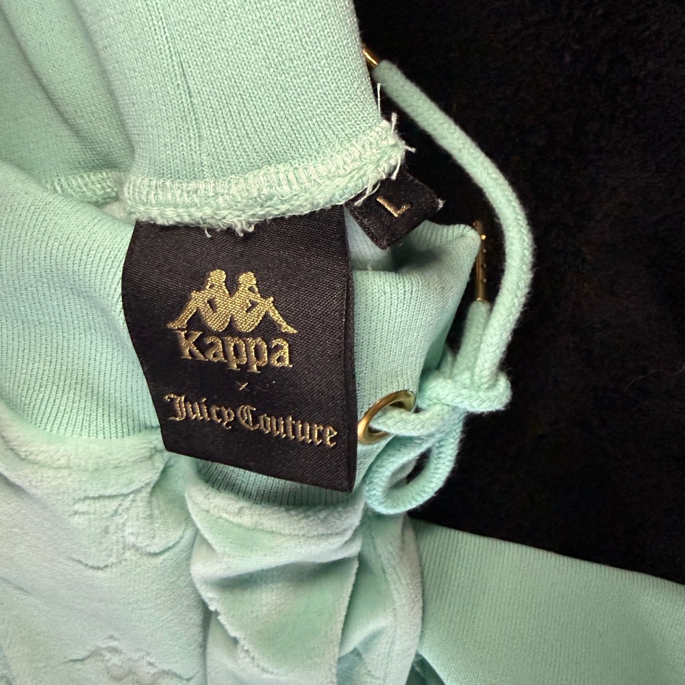 Kappa x Juicy Couture Mint Green zip up & pants - Picture 6 of 6